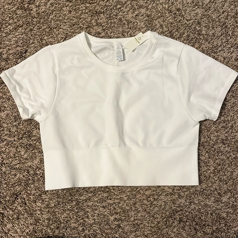 Womens White Crop Top